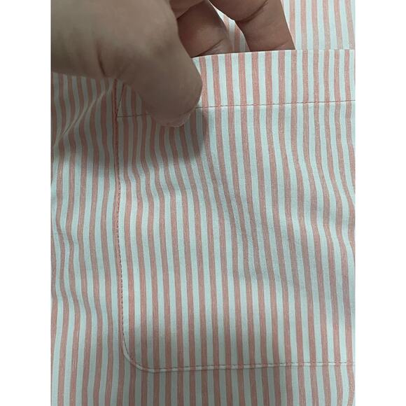 Coolibar Amara Smart Shirt‎ UPF 50+ snap up long sleeve Pink Stripe Women's 2X - Picture 3 of 8